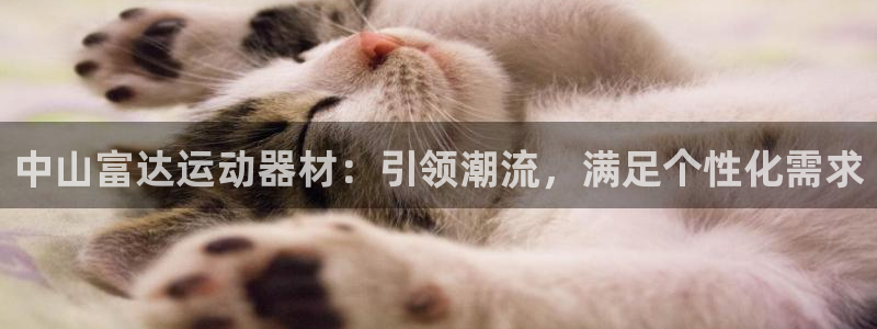 征途国际代理:中山富达运动器材:引领潮流,满足个性化需求